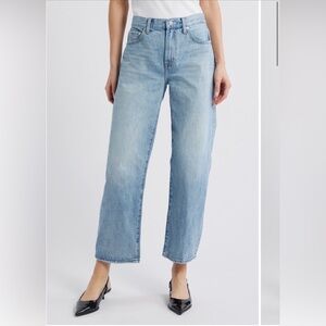 Pistola Lexi Distressed Crop Barrel Jeans